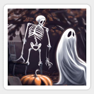 Halloween Gathering Sticker